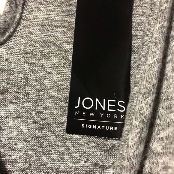 👗NWT Jones New York Soft Faux Wrap Jumpsuit Medium - Picture 9 of 16